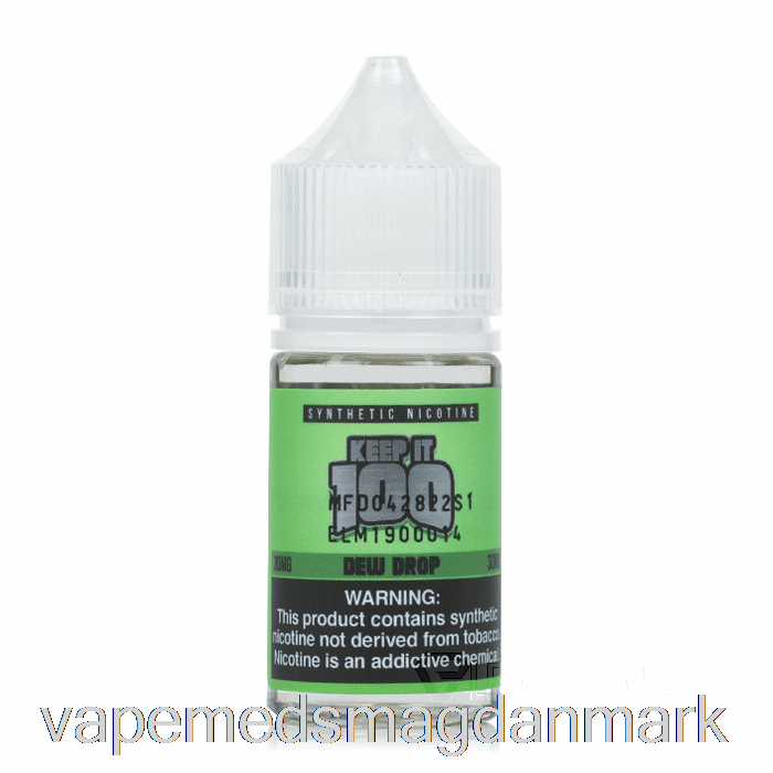 Vape Væske Dugdråbe - Se Det 100 Salt - 30ml 30mg